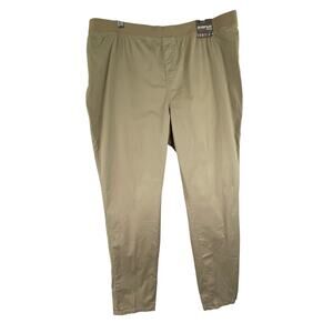 Avenue Signature Chino Kahki Trouser Pants Women's Size 20